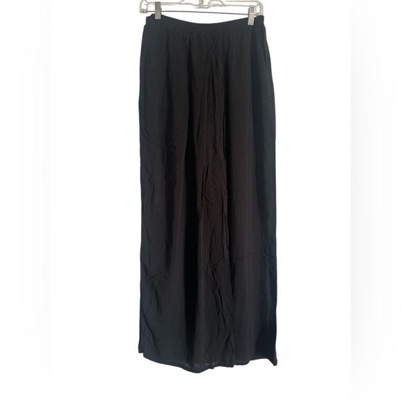 Staring at Stars Pants - Staring At Stars Black Flowy Pants